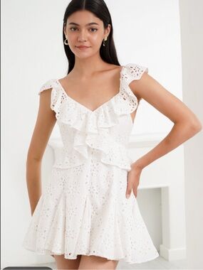 White Starlight Mini Dress